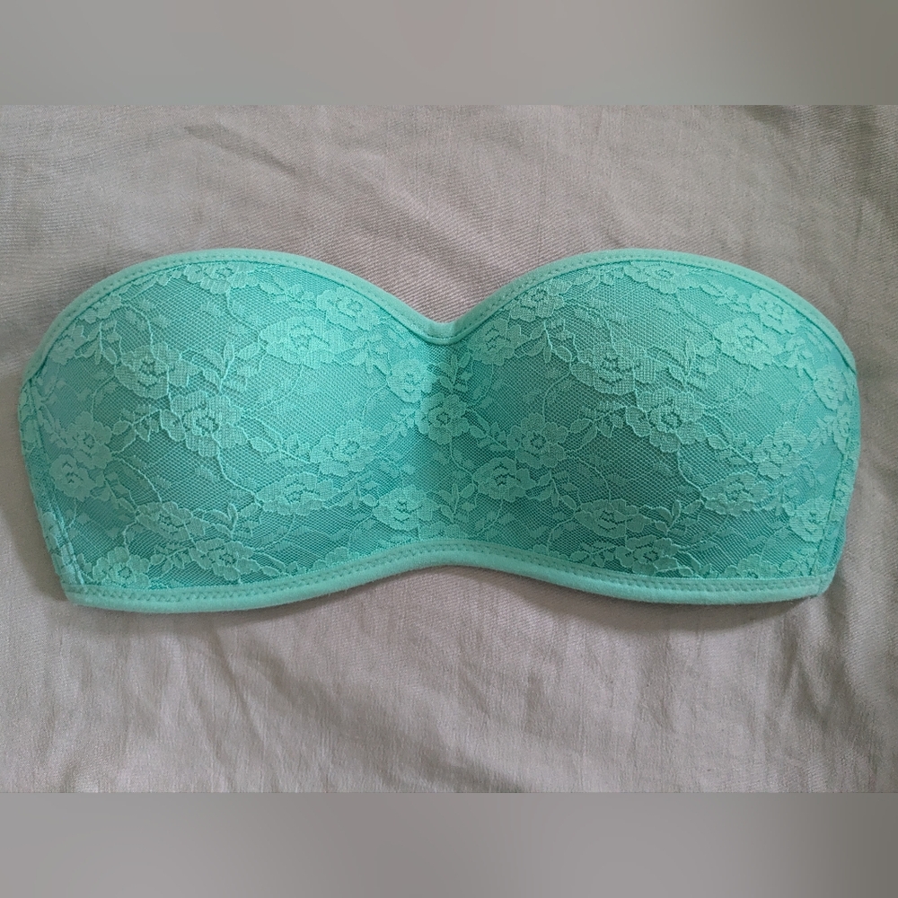Victoria's Secret PINK Mint Lace Bandeau